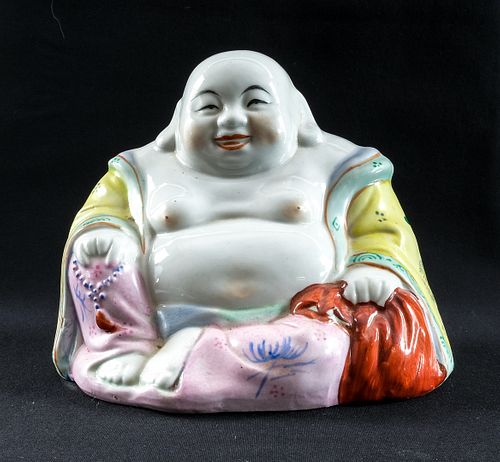 Chinese Porcelain Laughing Buddha / Budai