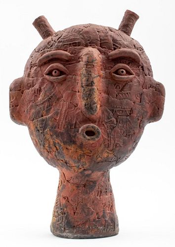 Louis Mendez Modern Contemporary Head Sculpture