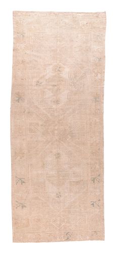 Vintage Turkish Rug, 4'7" 11'7" ( 1.40 x 3.53 M)