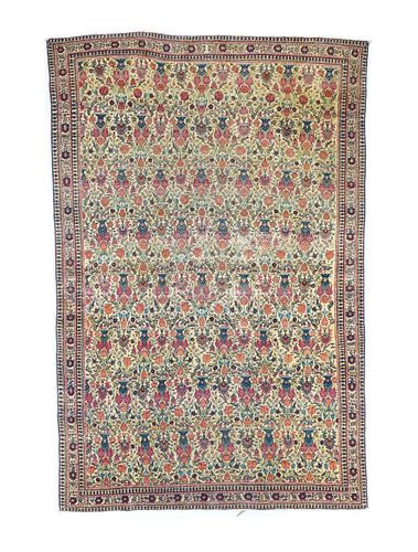 Antique Tehran Rug, 4'3" x 6'7" ( 1.30 x 2.01 M)