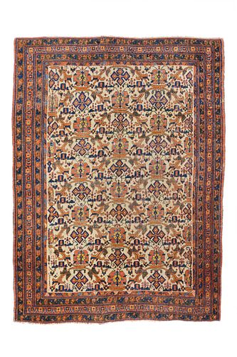 Antique Afshar Rug, 4'11" x 6'8" ( 1.50 x 2.03 M)