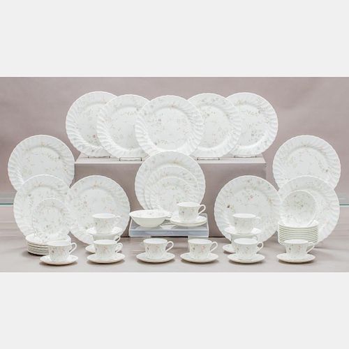 A Partial Set of Wedgwood Dinnerware in the Campion Pattern, 20th Century,
