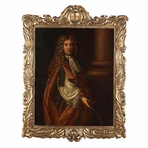 att. Sir Peter Lely (1618-1680), Portrait of Mr. Whorwood of Denton Hall, Kent 