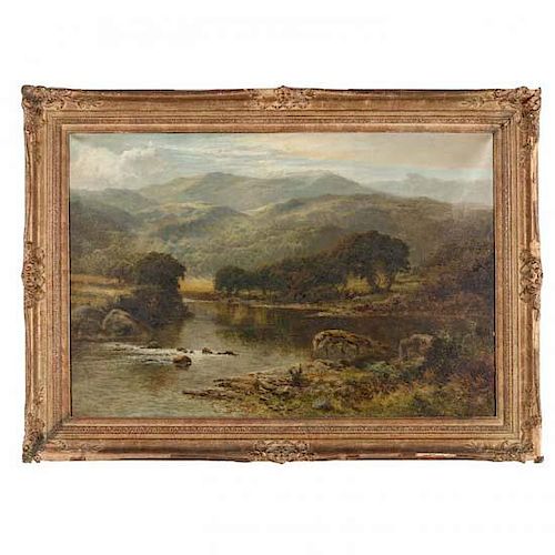 Daniel Sherrin (British, 1868-1940), Highland Landscape 