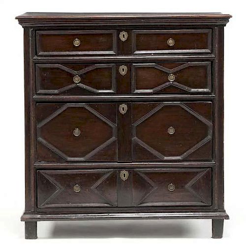 English Jacobean Chest of Drawers 