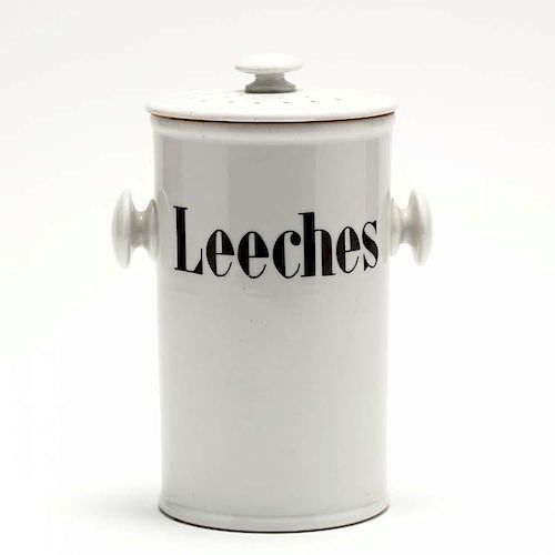 Porcelain Leech Jar 