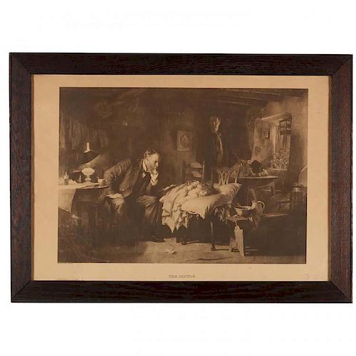 Early 20th Century Lithograph, The Doctor 