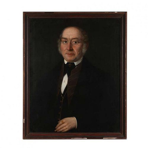 Continental School, Portrait of a Gentleman in Spectacles 