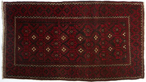 Oriental Carpet, 4' X 8' 9. Provenance: from the Estate of Dr. Peter Elwood Dorsett, New Orleans, Louisiana.