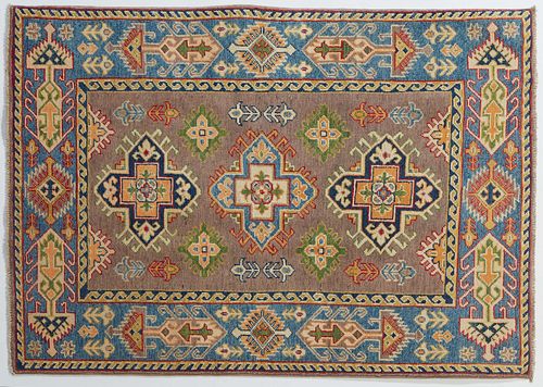 Uzbek Kazak Carpet, 3' 4 x 5' 10.