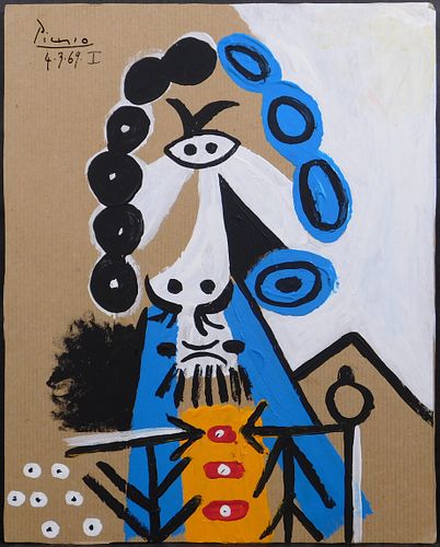Style of Pablo Picasso: Visage