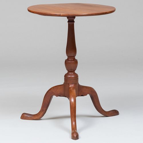 Federal Cherry Tripod Candlestand