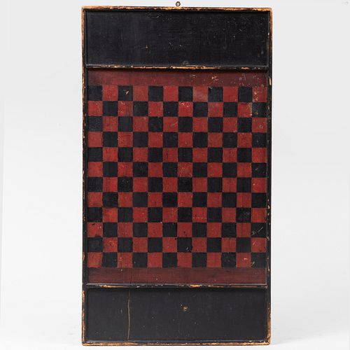 Two American Painted Game Boards