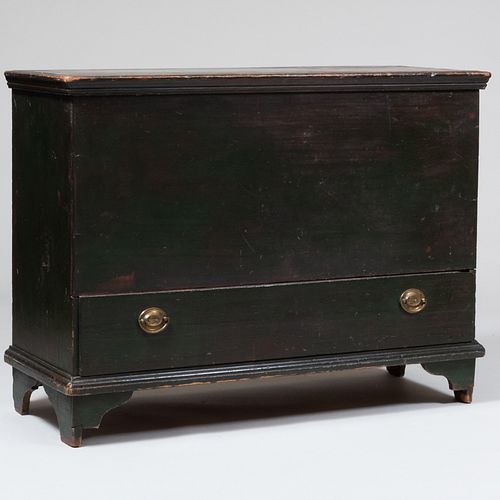 American Federal Dark Green Painted Chest