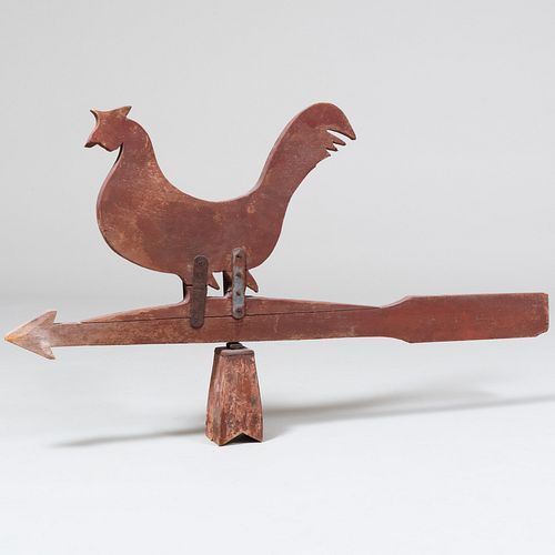 American Painted Rooster Weathervane