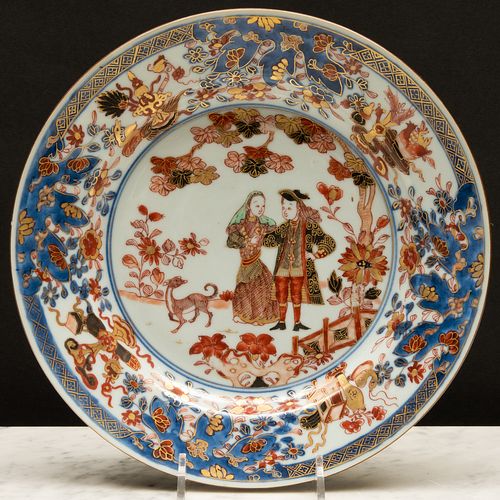 Chinese Export Imari Porcelain 'Governor Duff' Plate