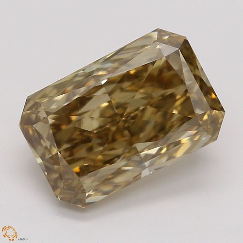 2.12 ct, Natural Fancy Dark Yellowish Brown Even Color, VVS2, Radiant cut Diamond (GIA Graded), Appraised Value: $28,900 
