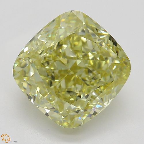 2.45 ct, Natural Fancy Deep Yellow Even Color, VS1, Cushion cut Diamond (GIA Graded), Appraised Value: $73,400 