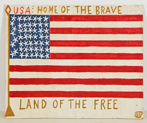 B.F. Perkins (1904-1993) "USA: Home of the Brave, Land of the Free"