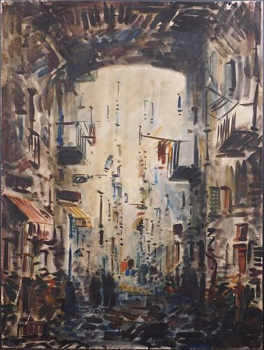 Santiago Diaz: Abstract Rainy City
