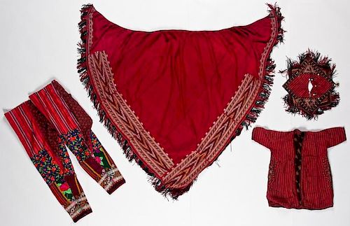 4 Old Central Asian/Middle Eastern Textiles