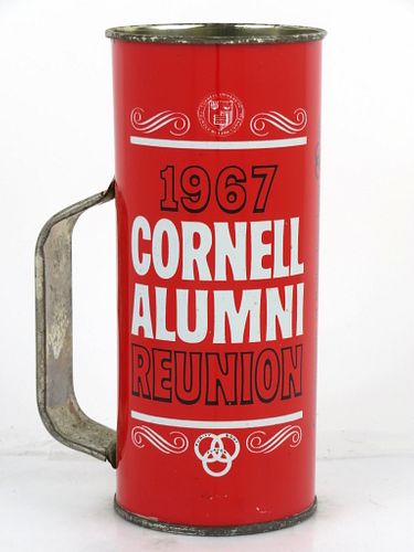 1967 1967 Cornell Alumni Reunion 16oz One Pint Tab Top Can T218-07 Newark, New Jersey