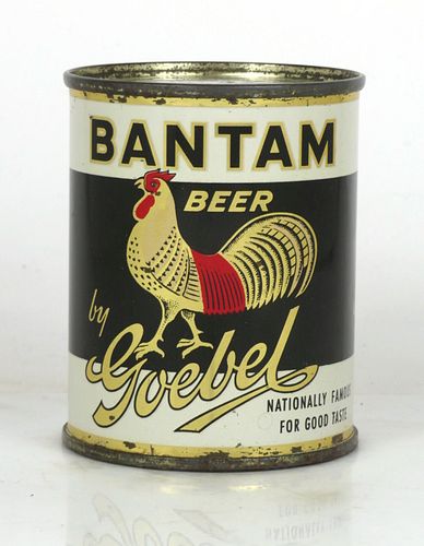 1954 Bantam Beer By Goebel 8oz Can 241-18 Detroit, Michigan