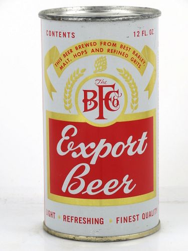 1963 Export Beer 12oz Flat Top Can 147-06 Saint Charles, Missouri