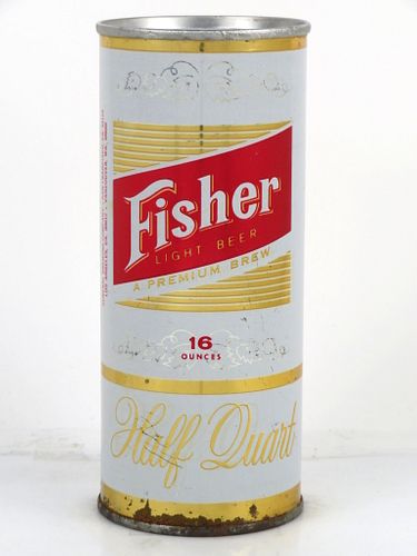 1969 Fisher Beer 16oz One Pint Tab Top Can T151-08 San Francisco, California