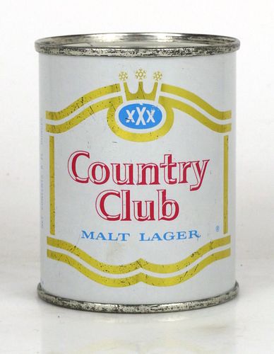 1961 Goetz Country Club Malt Lager 8oz Can 240-38 St. Joseph, Missouri