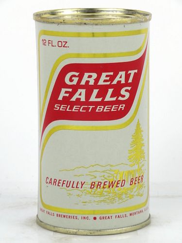 1965 Great Falls Select Beer 12oz Tab Top Can T97-21 Great Falls, Montana