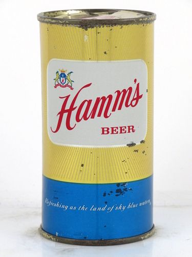 1956 Hamm's Beer 11oz Flat Top Can 79-05 San Francisco, California