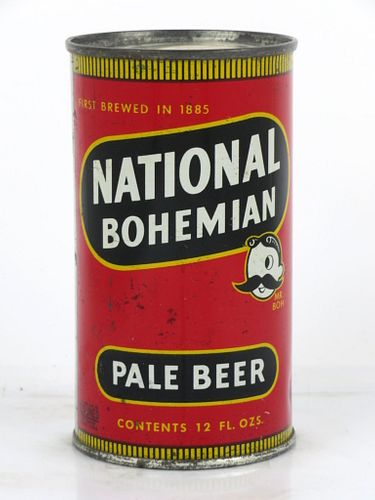 1955 National Bohemian Pale Beer 12oz Flat Top Can 102-06 Baltimore, Maryland