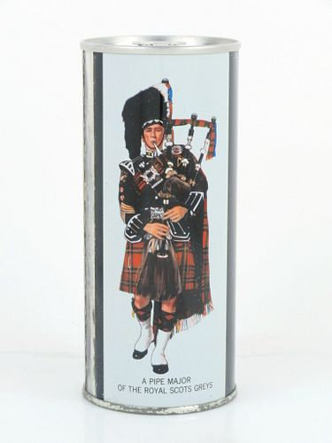1969 Piper Export Ale "Pipe Major Royal Scots Greys" 15½oz Tab Top Can Glasgow, Glasgow City