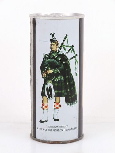 1969 Piper Export Ale "Piper of the Gordon Highlanders" 16oz One Pint Tab Top Can Glasgow, Glasgow City