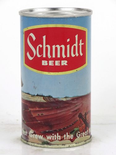 1962 Schmidt Beer "Black Bear" 12oz Flat Top Can 130-17 Saint Paul, Minnesota