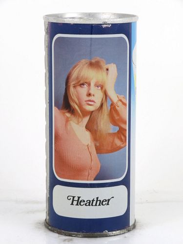 1975 Tennent's Lager Beer Heather Pink Blouse 15½oz Tab Top Can Glasgow, Glasgow City