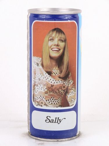 1975 Tennent's Lager Beer Sally Polka Dot Blouse 15½oz Tab Top Can Glasgow, Glasgow City