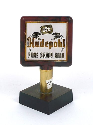 1959 Hudepohl 14K Beer Tap Handle Cincinnati, Ohio
