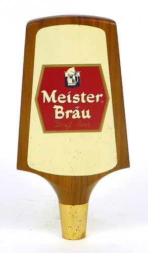 1966 Meister Bräu Draft Beer Tap Handle Chicago, Illinois