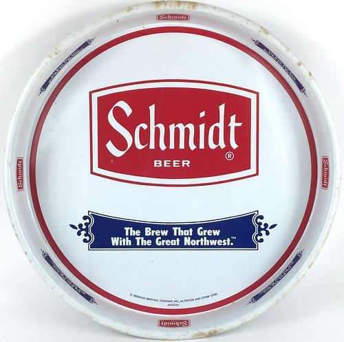 1969 Schmidt Beer 13 inch tray Serving Tray Saint Paul, Minnesota