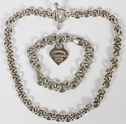 TIFFANY & CO. STERLING HEART TAG BRACELET & OTHER