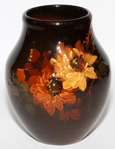 OWENS 'LOTUS' POTTERY VASE EARLY 20TH C.