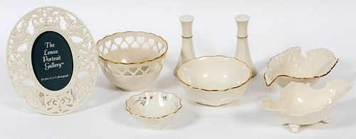 LENOX PORCELAIN BOWLS DISHES PICTURE FRAME &SHAKERS
