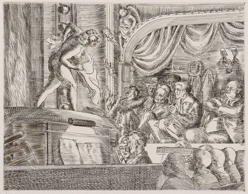REGINALD MARSH (1898-1954) ETCHING FOR THE WHITNEY