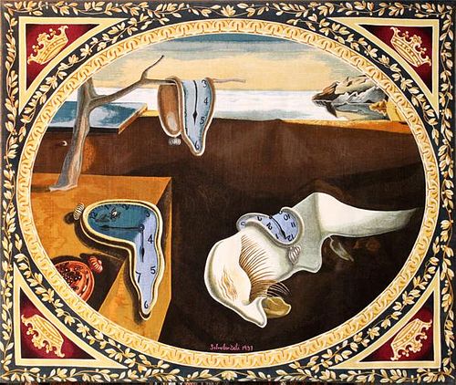 SALVADOR DALI WOOL TAPESTRY BY SUZY LANGLOIS