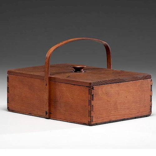 Wooden Dovetailed Carrier Box 
