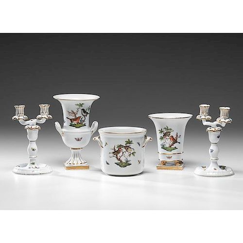 Herend Rothschild Bird Porcelain Accessories 
