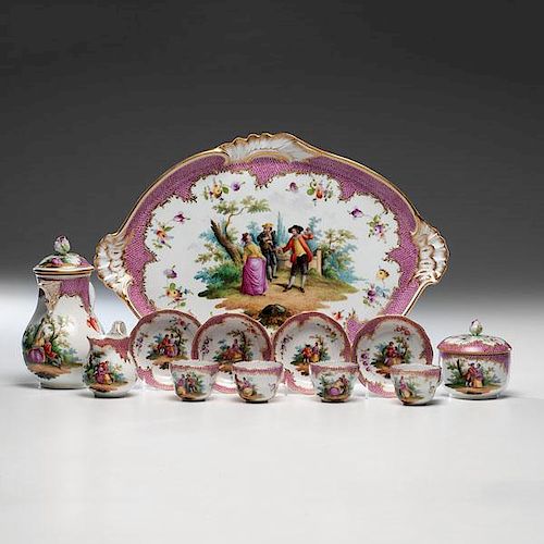 Dresden Porcelain Tea Service 