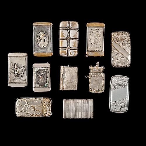 Silverpated, Brass and Aluminum Match Safes 